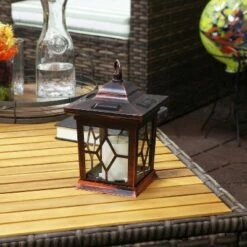 Sunnydaze Decor Sunnydaze Outdoor Lucien Hanging Tabletop Solar LED Rustic Farmhouse Decorative Candle Lantern - 9" - Copper 15 Sunnydaze Decor Sunnydaze Outdoor Lucien Hanging Tabletop Solar LED Rustic Farmhouse Decorative Candle Lantern - 9" - Copper -Outdoor Lighting Sales Shop unnamed file 1012