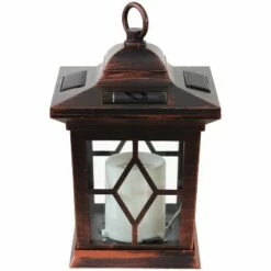 Sunnydaze Decor Sunnydaze Outdoor Lucien Hanging Tabletop Solar LED Rustic Farmhouse Decorative Candle Lantern - 9" - Copper 17 Sunnydaze Decor Sunnydaze Outdoor Lucien Hanging Tabletop Solar LED Rustic Farmhouse Decorative Candle Lantern - 9" - Copper -Outdoor Lighting Sales Shop unnamed file 1014