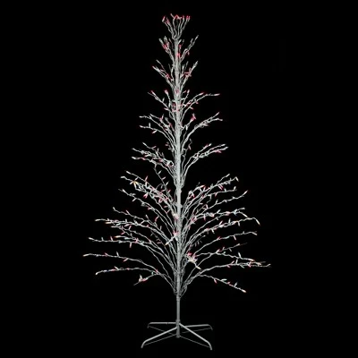 Northlight 4' Prelit Artificial Christmas Tree White Lighted Cascade Twig Outdoor Decoration - Multi-Color Lights 3 Northlight 4' Prelit Artificial Christmas Tree White Lighted Cascade Twig Outdoor Decoration - Multi-Color Lights