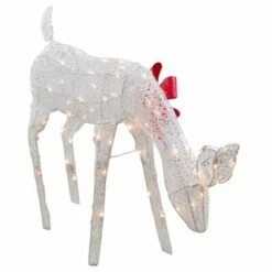 Northlight 37" Lighted White Mesh Feeding Doe Outdoor Christmas Decoration - Clear Lights 8 Northlight 37" Lighted White Mesh Feeding Doe Outdoor Christmas Decoration - Clear Lights -Outdoor Lighting Sales Shop unnamed file 1066