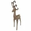 J. Hofert Co. J. Hofert Co 66" Champagne Gold Lighted Standing Deer with Jingle Bells Outdoor Christmas Decoration