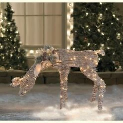 Northlight 38" LED Drinking Rattan Deer Fawn Christmas Yard Decorations -Outdoor Lighting Sales Shop unnamed file 1109