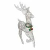 Northlight 25" Silver and Green Lighted Prancing Reindeer Christmas Outdoor Decor -Outdoor Lighting Sales Shop unnamed file 1112