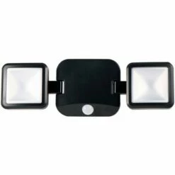 Outdoor Lighting Sales Shop 18 Energizer 600 Lumens Outdoor LED Motion Sensing Dual Head Security Outdoor Wall Light Black