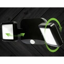 Energizer 600 Lumens Outdoor LED Motion Sensing Dual Head Security Outdoor Wall Light Black -Outdoor Lighting Sales Shop unnamed file 115