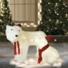 Northlight Set of 2 LED Lighted Chenille Polar Bears Outdoor Christmas Decorations -Outdoor Lighting Sales Shop unnamed file 1194