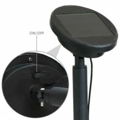 Sunnydaze Decor Sunnydaze Outdoor Glass Fiber Reinforced Concrete Tiki Head LED Solar Light Patio Statues - 14" - Gray - 2pk -Outdoor Lighting Sales Shop unnamed file 1221