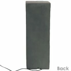 Sunnydaze Decor Sunnydaze Outdoor Glass Fiber Reinforced Concrete Tiki Head LED Solar Light Patio Statues - 14" - Gray - 2pk -Outdoor Lighting Sales Shop unnamed file 1222