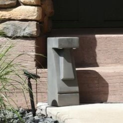 Sunnydaze Decor Sunnydaze Outdoor Glass Fiber Reinforced Concrete Tiki Head LED Solar Light Patio Statues - 14" - Gray - 2pk -Outdoor Lighting Sales Shop unnamed file 1225