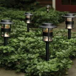 6pk Dual Hood Pathway Lights Black - Threshold™ -Outdoor Lighting Sales Shop unnamed file 1281