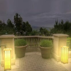 Solar LED Zen Outdoor Lantern with Amber/White Light - Techko Maid 20 Solar LED Zen Outdoor Lantern with Amber/White Light - Techko Maid -Outdoor Lighting Sales Shop unnamed file 1295