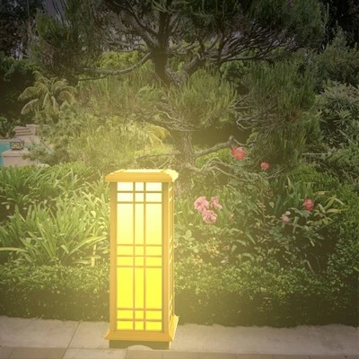 Solar LED Zen Outdoor Lantern with Amber/White Light - Techko Maid 11 Solar LED Zen Outdoor Lantern with Amber/White Light - Techko Maid - Image 9