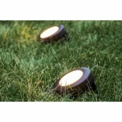 12 Pucks Seasons LED Acrylic Landscape Lights Oil-Rubbed Bronze - Enbrighten