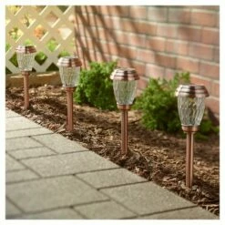 Smart Living Charleston Copper Finish Pathway LED Lights