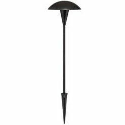 John Timberland Black Mushroom and Spot Light 8-Piece LED Landscape Lighting Set