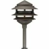 John Timberland Pagoda-Spotlight Bronze 8-Piece LED Landscape Light Kit Set