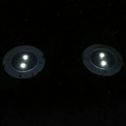 Sunnydaze Decor Sunnydaze Outdoor Landscape Driveway Solar Powered Garden Pathway Ground Stake Bright White LED Lights - 24pk