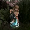 Little Girl Solar Powered LED Light Garden Statue (5.25"x5.5"x11") - Pure Garden -Outdoor Lighting Sales Shop unnamed file 1484