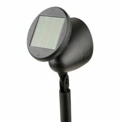 Alpine Corporation Set of 4 Outdoor Solar Powered Pathway LED Light Stakes Silver/Black -Outdoor Lighting Sales Shop unnamed file 1548