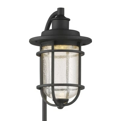 John Timberland Markham 26 1/2" High Textured Black LED Landscape Path Light 4 John Timberland Markham 26 1/2" High Textured Black LED Landscape Path Light - Image 2