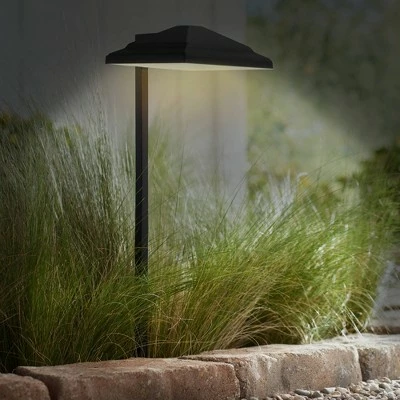 John Timberland Basset 23" High Textured Black LED Landscape Path Light 5 John Timberland Basset 23" High Textured Black LED Landscape Path Light - Image 3