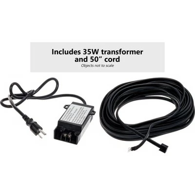 Westinghouse 100 Lumen Low Voltage LED Pathway Light Landscape Kit w/ Transformer & Cable - Bronze 6 Westinghouse 100 Lumen Low Voltage LED Pathway Light Landscape Kit w/ Transformer & Cable - Bronze - Image 4