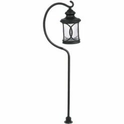 John Timberland Capistrano Black 4-Path 2-Spot LED Landscape Lighting Kit