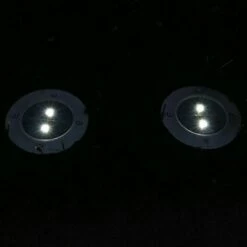 Sunnydaze Decor Sunnydaze Outdoor Solar Powered LED Garden Pathway Driveway Walkway Landscape Ground Stake Lights - Bright White - 12pc