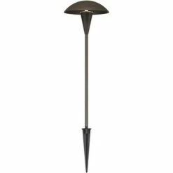 John Timberland Mushroom Bronze 6-Piece LED Landscape Path Light Set