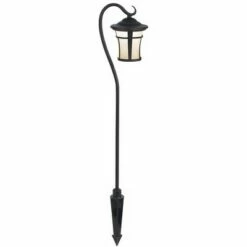 John Timberland Black LED Carriage and Spotlight Complete Landscape Kit