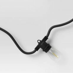 Smith & Hawken 10ct LED Outdoor Non- Drop String Lights Black - Smith & Hawken™ -Outdoor Lighting Sales Shop unnamed file 19