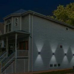 Techko Maid LED Solar Dual Direction Outdoor Wall Light - Techko Kobot -Outdoor Lighting Sales Shop unnamed file 191