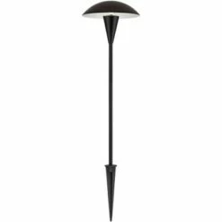 John Timberland Mushroom Black 10-Piece LED Path and Flood Light Set