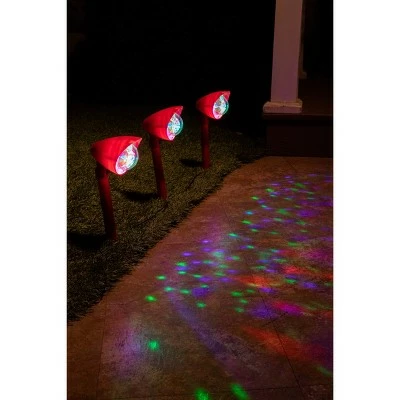 17" Resin Garden Pathway LED Lights - Set of 3 - Alpine Corporation 4 17" Resin Garden Pathway LED Lights - Set of 3 - Alpine Corporation - Image 2