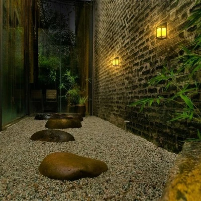 Techko Maid LED Solar Outdoor Wall Panel Lantern with Clear Panel - Techko Kobot 9 Techko Maid LED Solar Outdoor Wall Panel Lantern with Clear Panel - Techko Kobot - Image 7