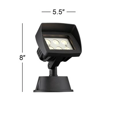 Super Duty Eastham 8" High Black LED Landscape Flood Light 7 Super Duty Eastham 8" High Black LED Landscape Flood Light - Image 6