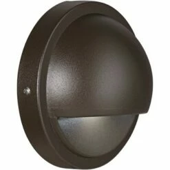Kichler 4" High Half Moon Bronze 3000K LED Deck Light -Outdoor Lighting Sales Shop unnamed file 2116
