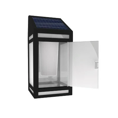 Techko Maid Solar LED Outdoor Wall Lantern with Flame - Techko Kobot 4 Techko Maid Solar LED Outdoor Wall Lantern with Flame - Techko Kobot - Image 2