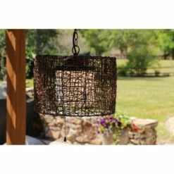 Kenroy Home Outdoor Pendant Light Kenroy Bronze Metal -Outdoor Lighting Sales Shop unnamed file 2135