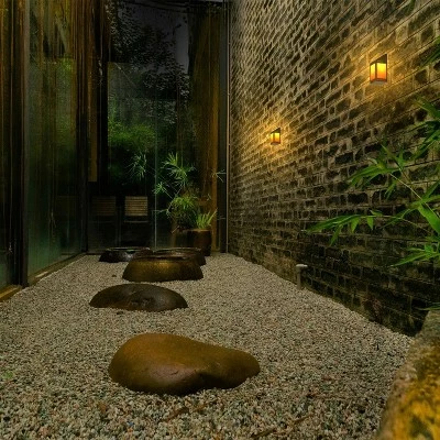 Techko Maid Solar LED Outdoor Wall Lantern with Flame - Techko Kobot 11 Techko Maid Solar LED Outdoor Wall Lantern with Flame - Techko Kobot - Image 9