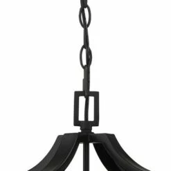 Franklin Iron Works Rustic Farmhouse Outdoor Ceiling Light Hanging Black 17" Clear Beveled Glass Exterior House Porch Patio Deck -Outdoor Lighting Sales Shop unnamed file 2217