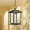 Franklin Iron Works Mission Outdoor Ceiling Light Hanging Bronze 16 3/4" Textured Glass Lantern for Exterior House Porch Patio -Outdoor Lighting Sales Shop unnamed file 2228
