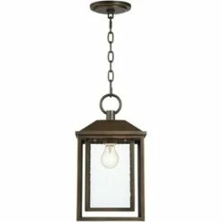 Franklin Iron Works Mission Outdoor Ceiling Light Hanging Bronze 16 3/4" Textured Glass Lantern for Exterior House Porch Patio -Outdoor Lighting Sales Shop unnamed file 2232
