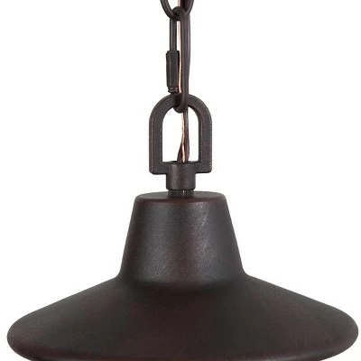 Globe Glass/Metal Outdoor Pendant Lamp Rusty - LNC 5 Globe Glass/Metal Outdoor Pendant Lamp Rusty - LNC - Image 3