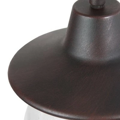 Globe Glass/Metal Outdoor Pendant Lamp Rusty - LNC 7 Globe Glass/Metal Outdoor Pendant Lamp Rusty - LNC - Image 5