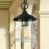 9.5" Metal/Glass Outdoor Pendant Light Black - LNC -Outdoor Lighting Sales Shop unnamed file 2316