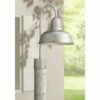 John Timberland Industrial Outdoor Post Light Fixture Urban Barn Galvanized Steel Vintage 15 3/4" for Exterior Garden Yard Patio