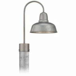 John Timberland Industrial Outdoor Post Light Fixture Urban Barn Galvanized Steel Vintage 15 3/4" for Exterior Garden Yard Patio -Outdoor Lighting Sales Shop unnamed file 2371
