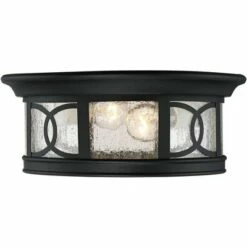 John Timberland Outdoor Ceiling Light Fixture Black 12" Seedy Glass for Exterior House Porch -Outdoor Lighting Sales Shop unnamed file 240