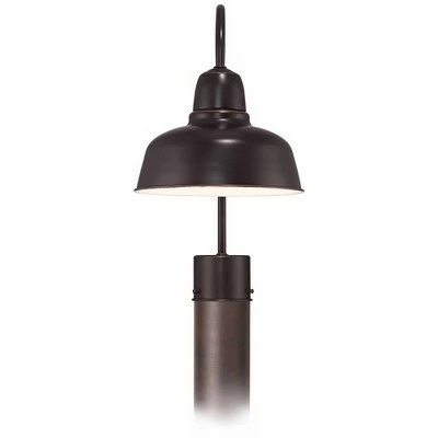 John Timberland Industrial Outdoor Post Light Fixture Urban Barn Farmhouse Oil Rubbed Bronze 15 3/4" for Exterior Garden Yard Patio Pathway 5 John Timberland Industrial Outdoor Post Light Fixture Urban Barn Farmhouse Oil Rubbed Bronze 15 3/4" for Exterior Garden Yard Patio Pathway - Image 3